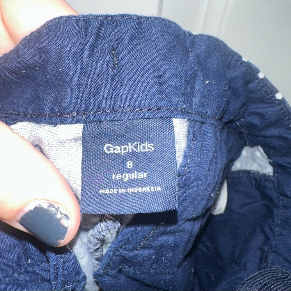 GAP Kids- Navy/White Polka Dot Shorts - Picture 7 of 7